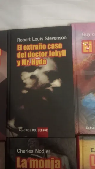 Libros terror. De 3 a 10 euros. Clásicos del terro