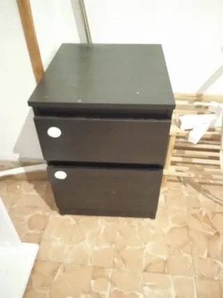 Sinfonier y Mesitas Ikea Negro/Marrón