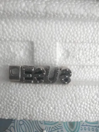 Charms letras Jesús Plateado. Pulsera o Collar