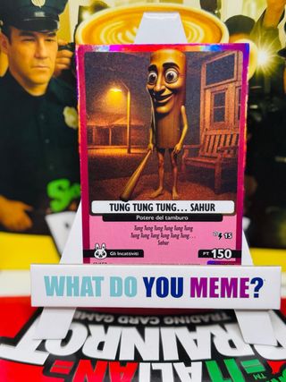 Carta Brainrot Tung Tung Sahur Tiratura Limitata