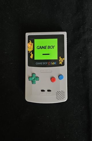Game Boy Color Grigio IPS LCD Pokemon