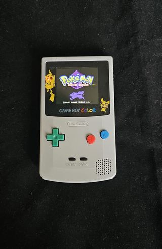 Game Boy Color Grigio IPS LCD Pokemon