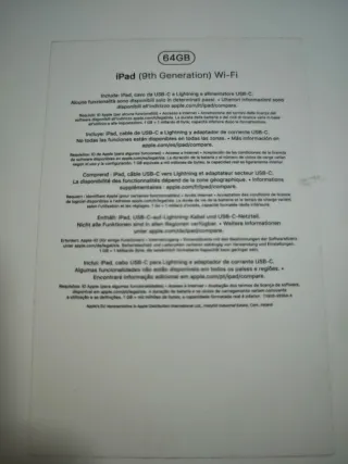 iPad 2021 10.2 64GB WiFi Grigio Siderale