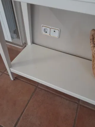 Consola Ikea Liatorp Blanca Cristal