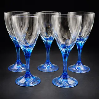 5 Copas de vino Bormioli Rocco "Bouquet".