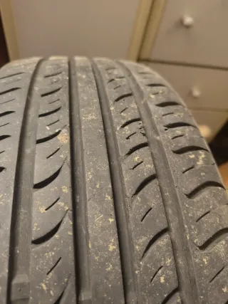 Llantas Chapa 5x100 con neumaticos Toyota