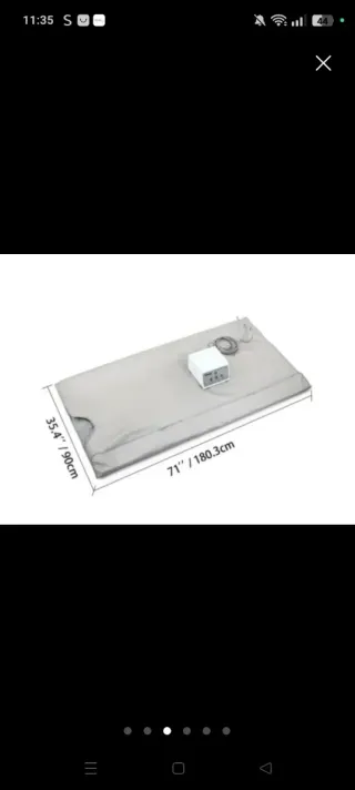 Manta Sauna Infrarrojos VEVOR 660W