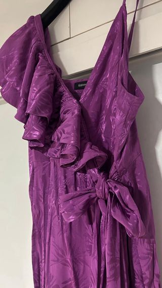 Vestido fiesta Tintoretto morado