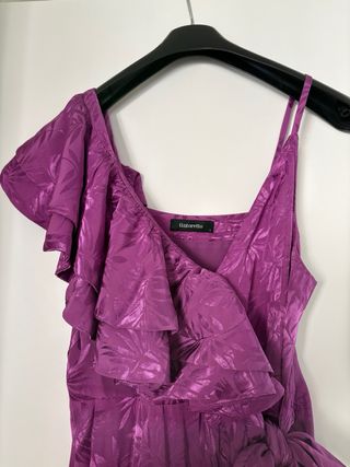 Vestido fiesta Tintoretto morado