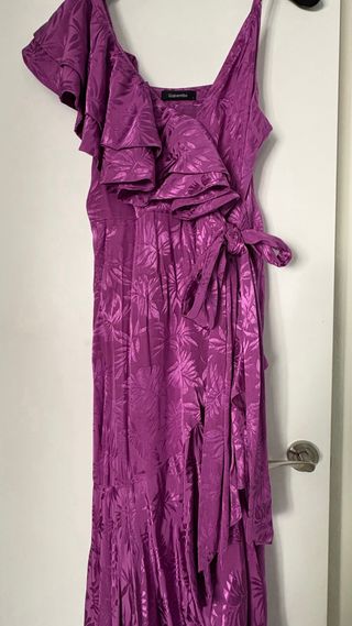Vestido fiesta Tintoretto morado
