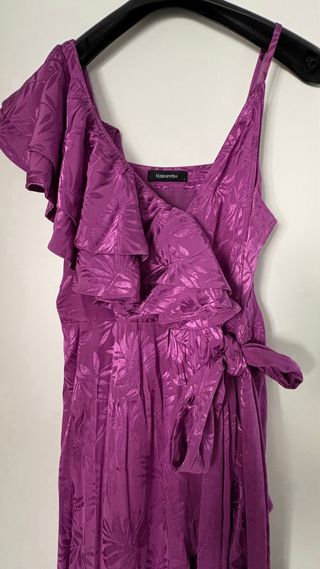 Vestido fiesta Tintoretto morado