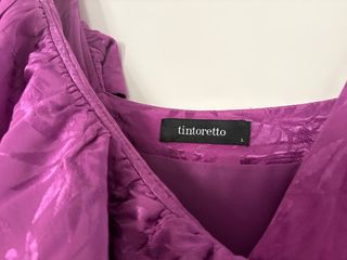 Vestido fiesta Tintoretto morado