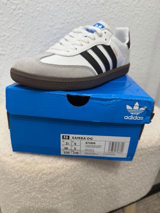 Adidas Samba Blancas y Negras