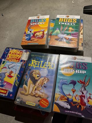 Lote 11 VHS Desenhos Animados Português