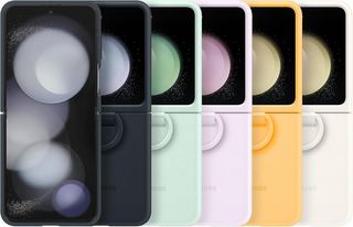 SAMSUNG - Capa Silicone Anel Flip5 EF-PF731TNEGWW