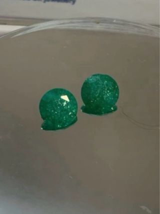 2 Esmeraldas Colombianas 1 Ct C/u