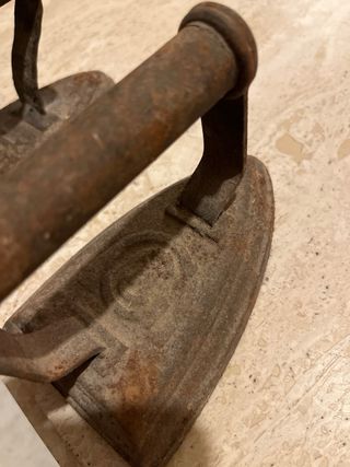 Planchas antiguas de hierro fundido