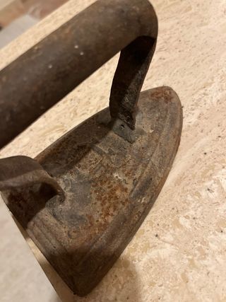 Planchas antiguas de hierro fundido