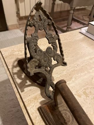 Planchas antiguas de hierro fundido