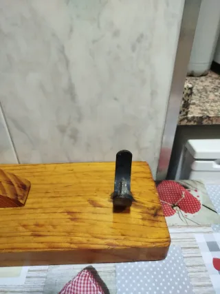 Soporte Jamonero Madera y Metal