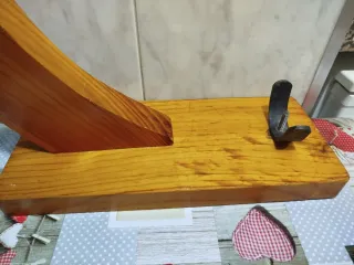 Soporte Jamonero Madera y Metal