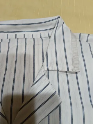 Pijama DIM Unisex Rayas Beige Talla M