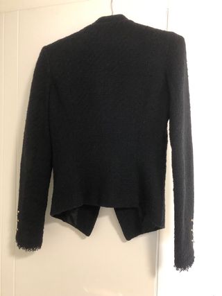 Chaqueta Stradivarius Negra Talla S