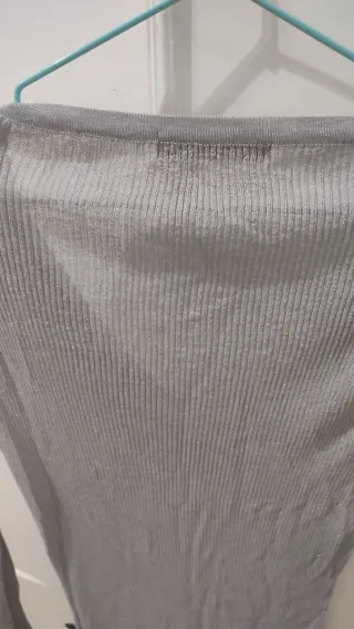 Camiseta Yeqa Metalizada Manga Larga Talla 42