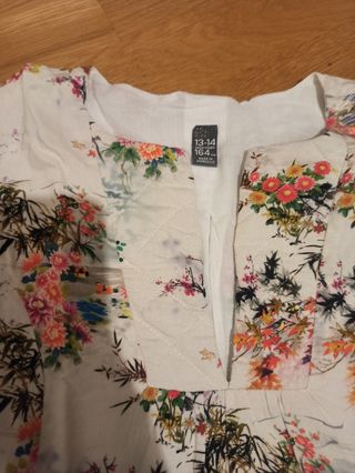 Blusón estampado floral