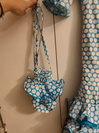 Traje Flamenca gitana  Niña Lunares T8-10