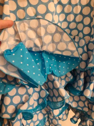 Traje Flamenca gitana  Niña Lunares T8-10