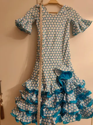 Traje Flamenca gitana  Niña Lunares T8-10