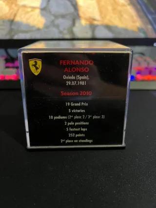 Casco Fernando Alonso 2010 Escala 1/5