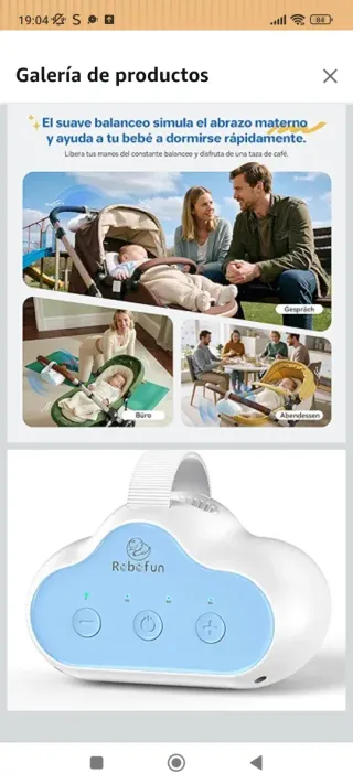 Movimiento para carro de bebe El carro se mueve.