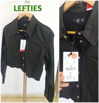 Camisa o sobrecamisa de polipiel. Nueva sin estren