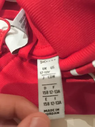 Chándal Adidas SST Rojo, 12-13 years