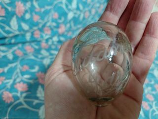 Huevo zurcir calcetines cristal tallado