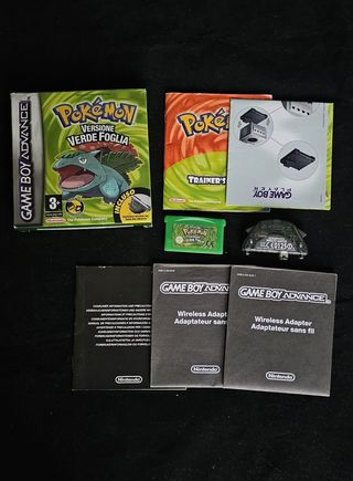 Pokemon Verde Foglia Game Boy Advance Completo
