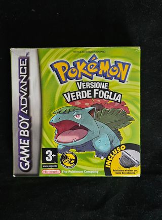 Pokemon Verde Foglia Game Boy Advance Completo
