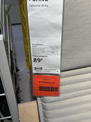 Butaca sillón tela y madera