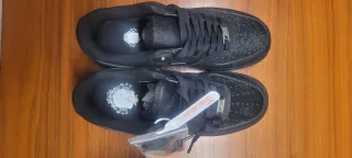 Nike Air Force 1 Glitter Negras Talla [Talla]