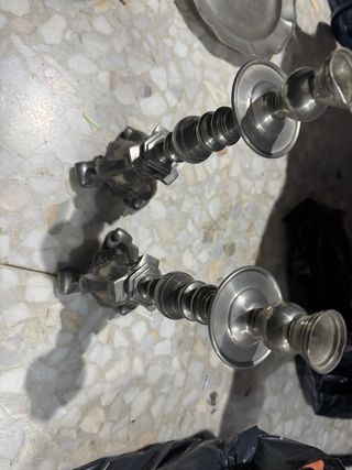 Candelabros Vintage de Estaño