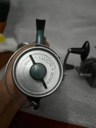 2 carretes de pesca antiguos