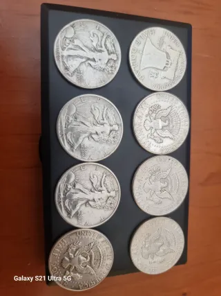 Lotto 12 monete argento