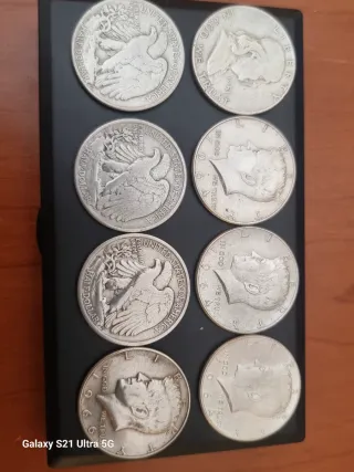 Lotto 12 monete argento