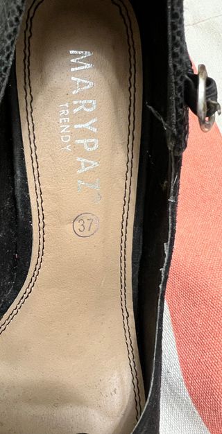 Zapatos de tacón Marypaz negros talla 37