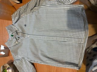 Camisa niño cuadros Benetton T7