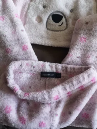 Pijama infantil quentinho urso