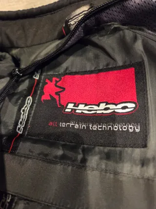 Chaqueta Moto Hebo Mujer Negra