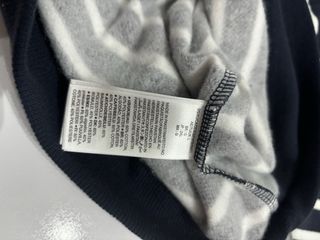 Felpa donna a righe blu e bianche